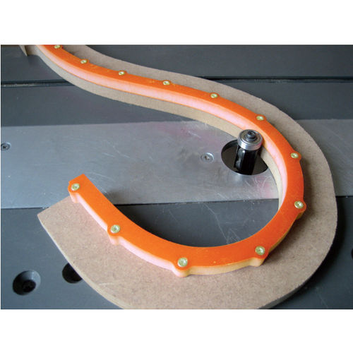 Dima flessibile  per fresature curve  e ad arco CMT da 1200 mm