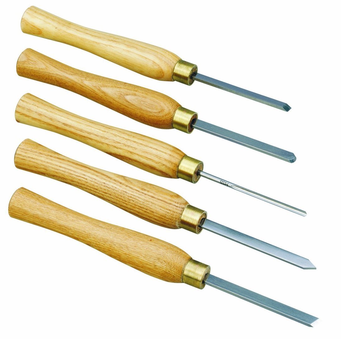 Serie di 5 utensili per tornire legno - KROMAC LAMANNA FRANCESCO SRL